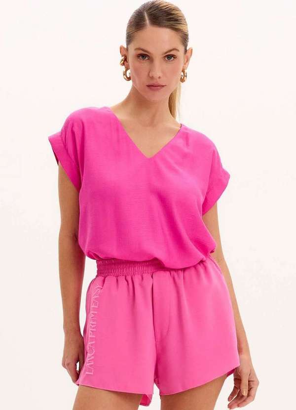 Lança Perfume Easy - Blusa Fluida Decote V A1816