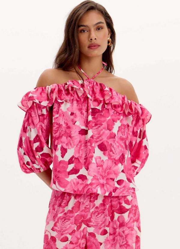 Lança Perfume - Blusa Frente Única Estampada A1776 3