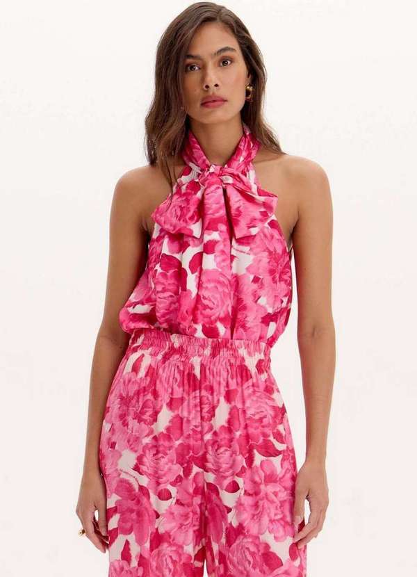 Lança Perfume - Blusa Gola Alta com Faixa A1776