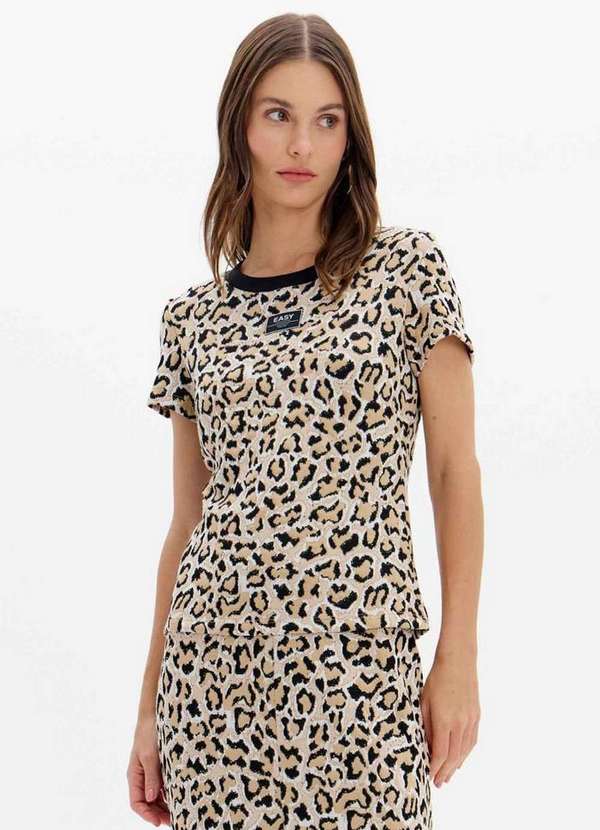 Lança Perfume Easy - Blusa Manga Curta com Gola Redonda A2424 1