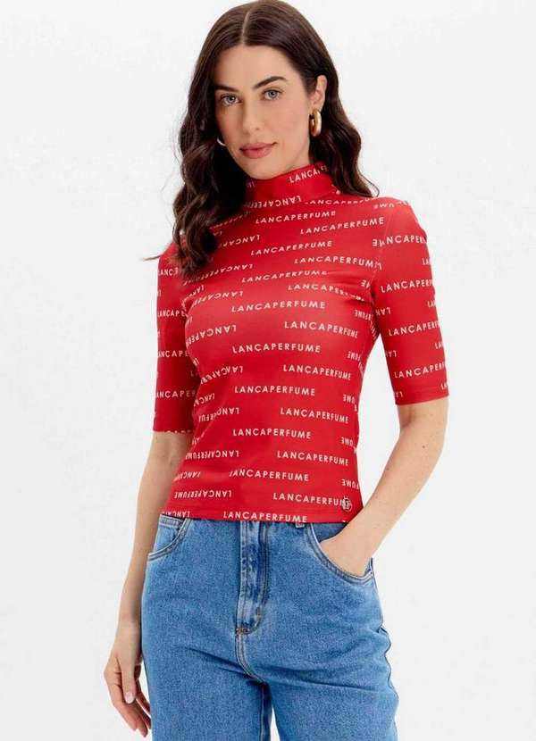 Lança Perfume Easy - Blusa Manga Curta Estampada A1146