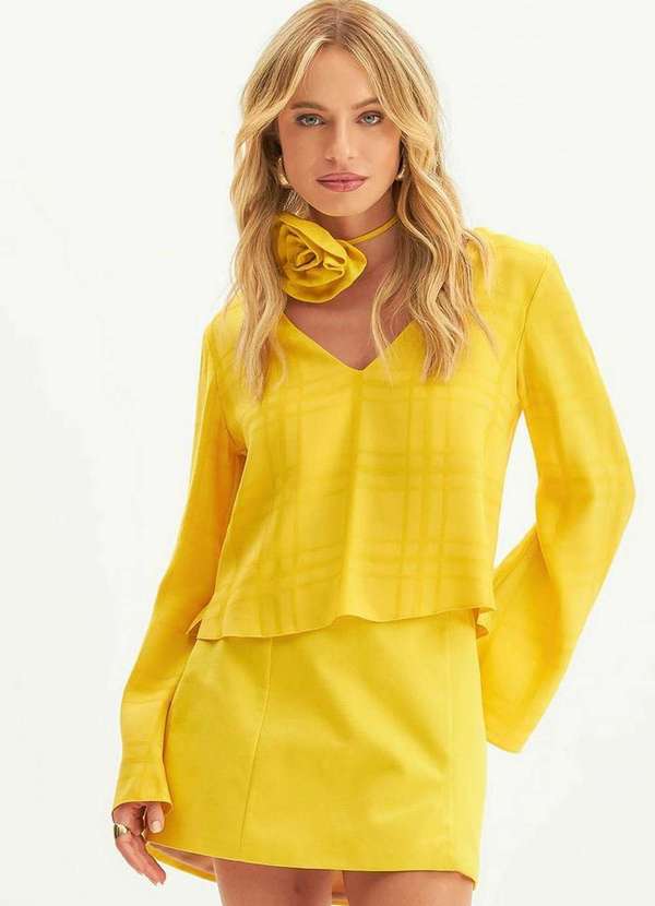 Lança Perfume - Blusa Manga Flare A0257