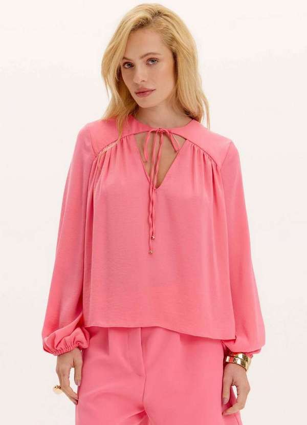 Lança Perfume - Blusa Manga Longa com Abertura A1658 5