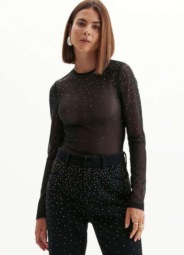 Lança Perfume Easy - Blusa Manga Longa Shine A0003