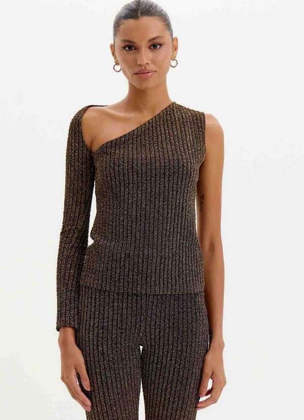 Lança Perfume Easy - Blusa Manga Única com Cut Out A1492