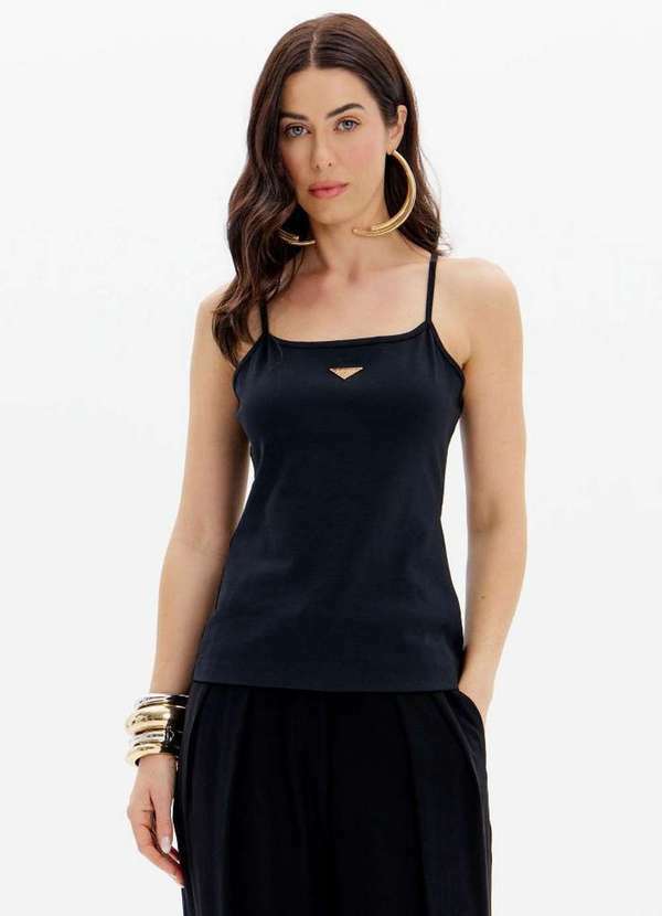 Lança Perfume - Blusa Regata Alças Finas com Placa A0003 3