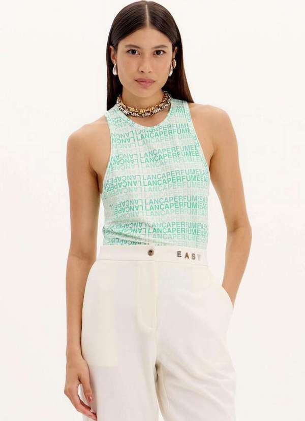 Lança Perfume Easy - Blusa Regata Básica Nadador Logomania A2061