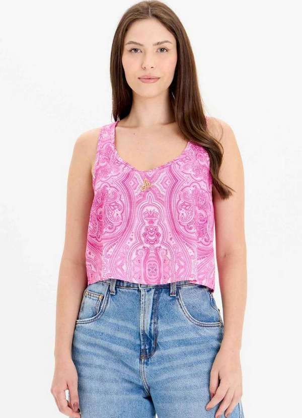 Lança Perfume - Blusa Regata Nadador Estampada A1129