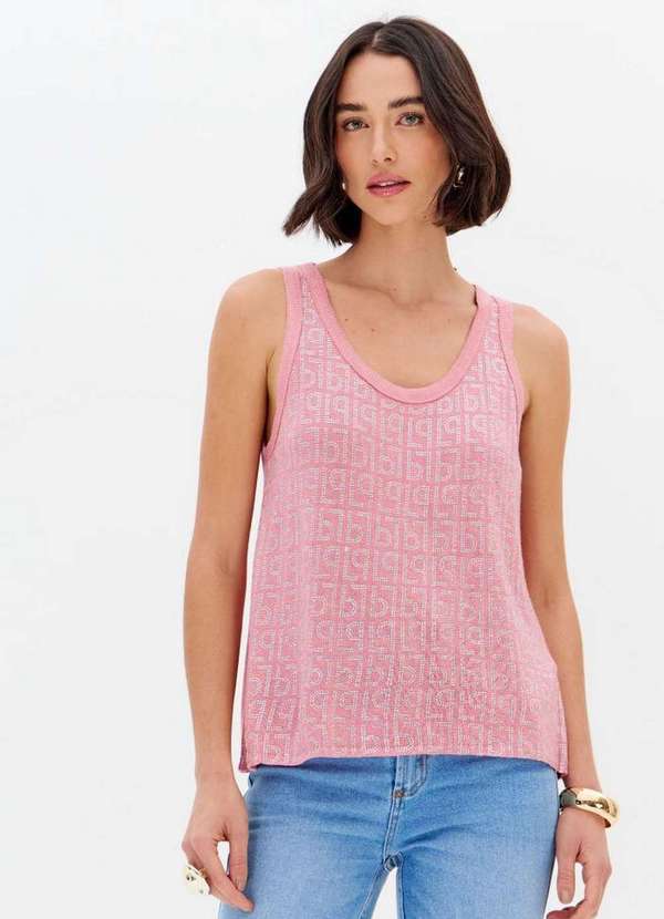 Lança Perfume - Blusa Regata Tricot com Aplicação A2479 3