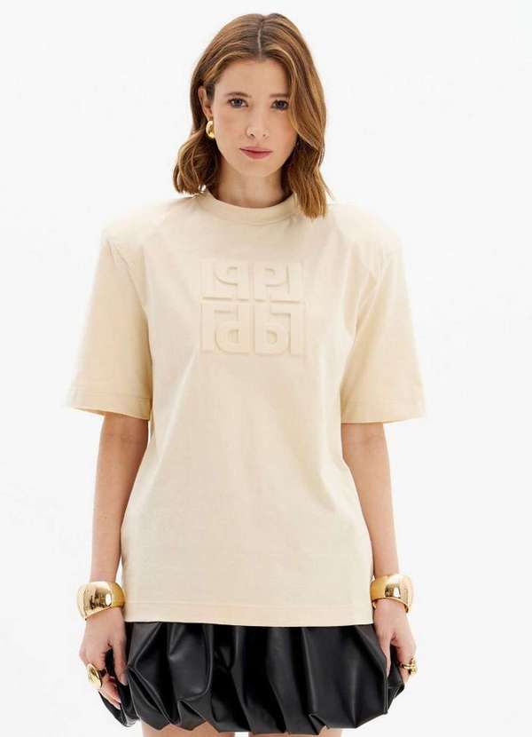 Lança Perfume - Blusa T-Shirt Oversized Manga Curta A2728 5