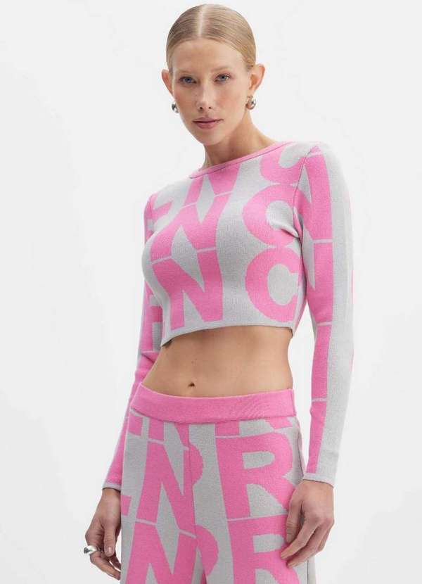 Lança Perfume - Blusa Tricot Cropped A0027