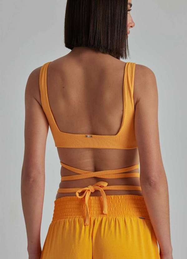 Lança Perfume - Top Canelado com Amarrações 09591 3