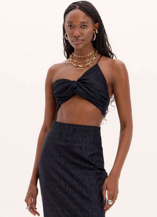 Lança Perfume Easy - Top Cropped com Ombro Único A1865