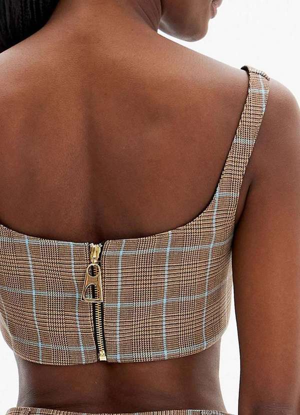 Lança Perfume - Top Cropped de Alça Zíper Posterior A2897 4