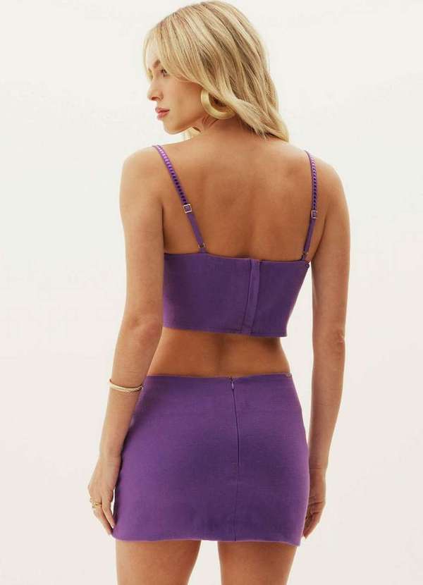 Lança Perfume - Top Cropped Reto Shine A0688 4