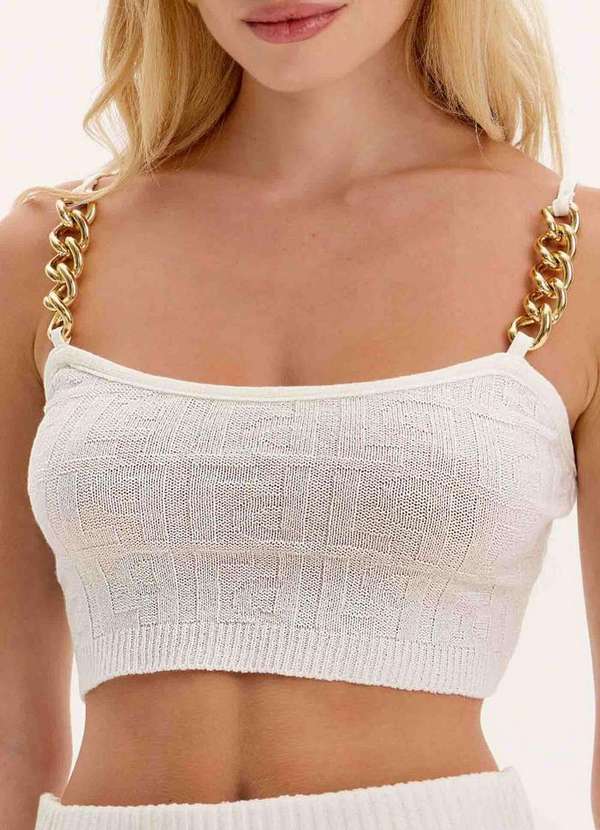 Lança Perfume - Top Cropped Tricot Correntes A1882 2