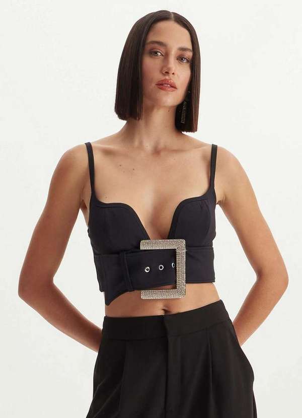 Lança Perfume - Top de Alça com Maxi Fivela 00003