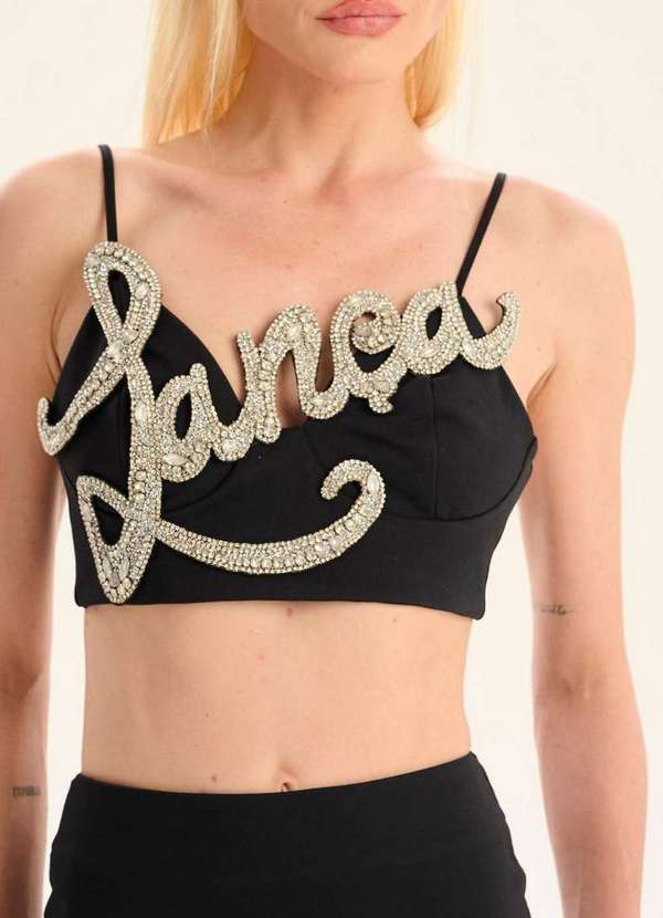 Lança Perfume - Top de Alças com Aplicação A0003 4