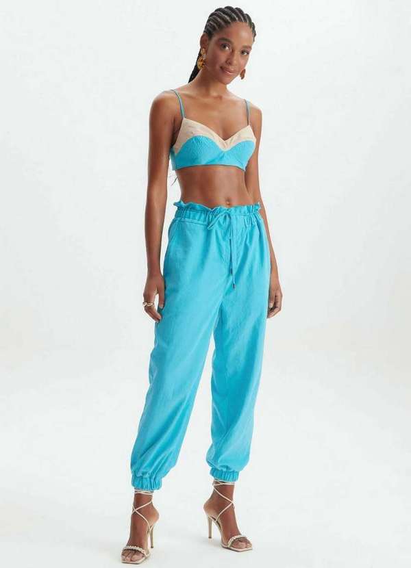 Lança Perfume - Top de Alças Finas com Decote em V 01463 2