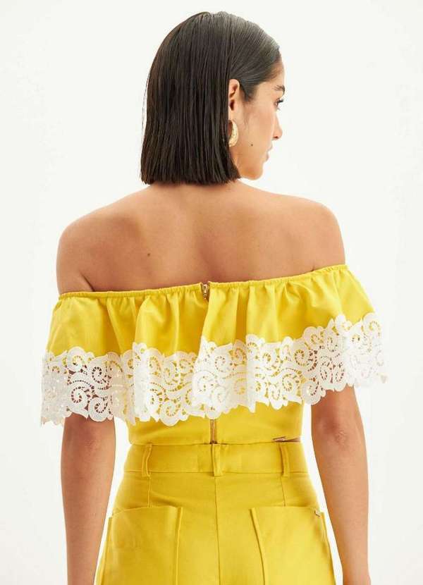 Lança Perfume - Top Ombro a Ombro com Babados A0257 3