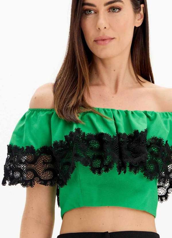 Lança Perfume - Top Ombro a Ombro com Babados A0202 2