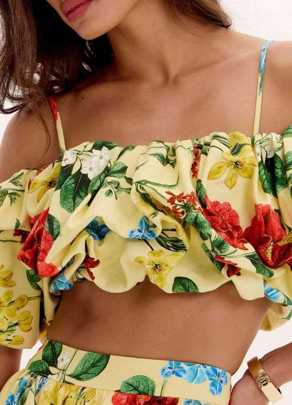 Lança Perfume - Top Ombro a Ombro Estampado A1817 2