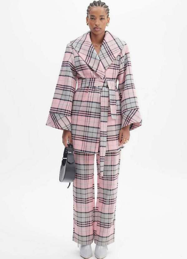 Lança Perfume - Calça Alfaiataria Cintura Alta A0069