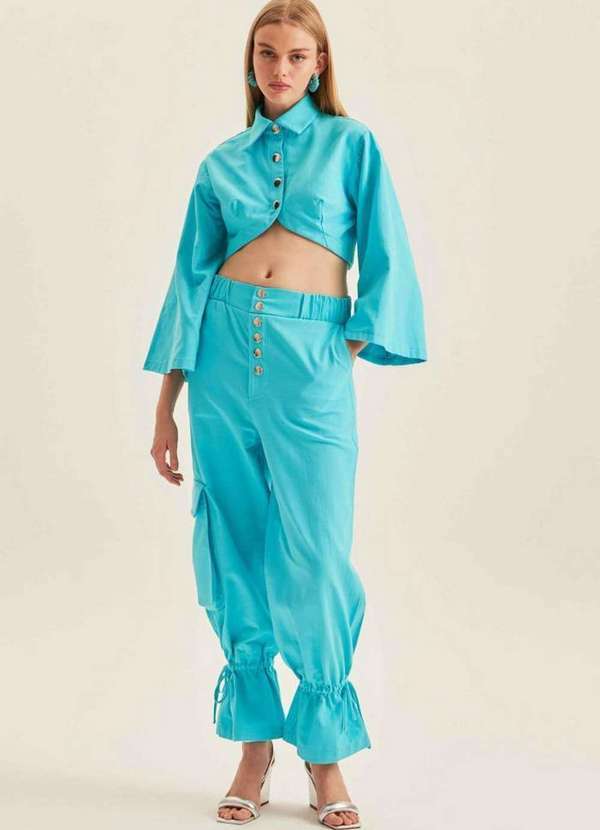 Lança Perfume - Calça Baggy Cintura Alta 09987