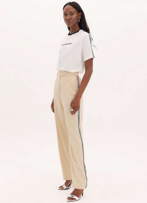 Lança Perfume Easy - Calça Baggy com Faixa Lateral A1595