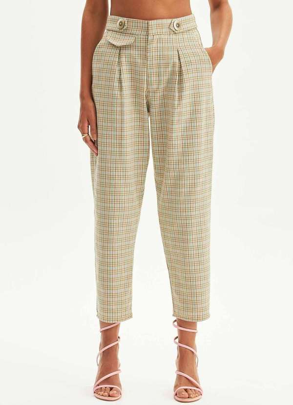 Lança Perfume - Calça Baggy Xadrez A0483