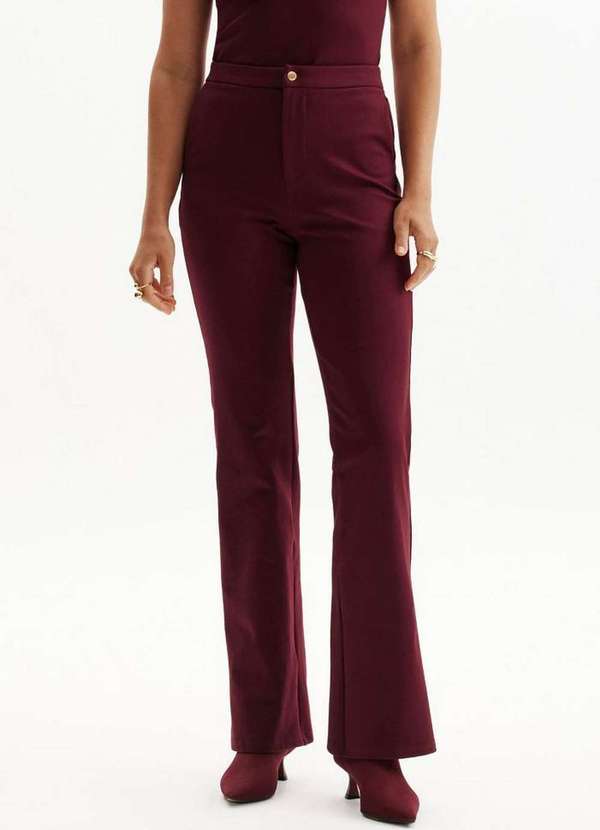 Lança Perfume Easy - Calça Boot Cut Cintura Alta A0986 1