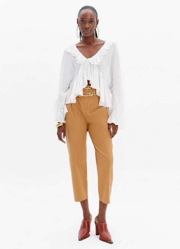 Lança Perfume - Calça Carrot Alfaiataria com Bolsos A2353 1