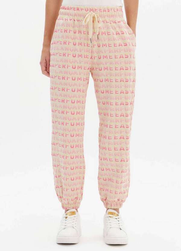 Lança Perfume Easy - Calça com Bolsos e Cintura Alta Jogging A2553