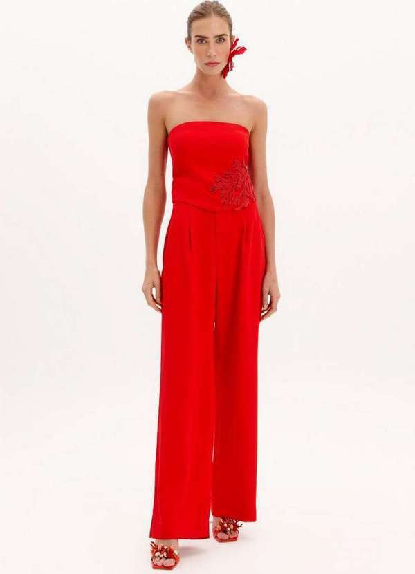 Lança Perfume - Calça de Alfaiataria Wide Leg A2086