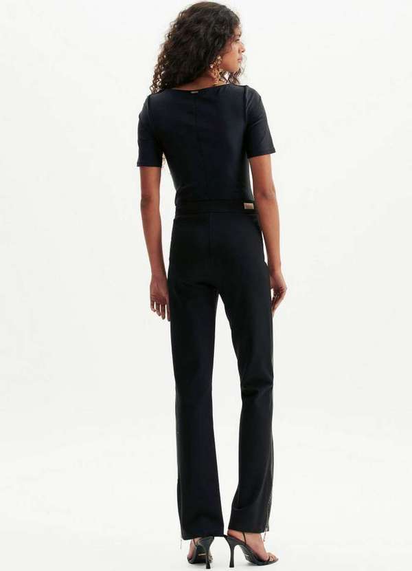 Lança Perfume - Calça de Couro Boot Cut A0003 3