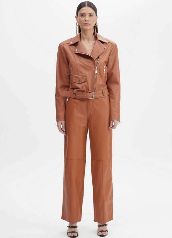 Lança Perfume - Calça de Couro Full Length A0049