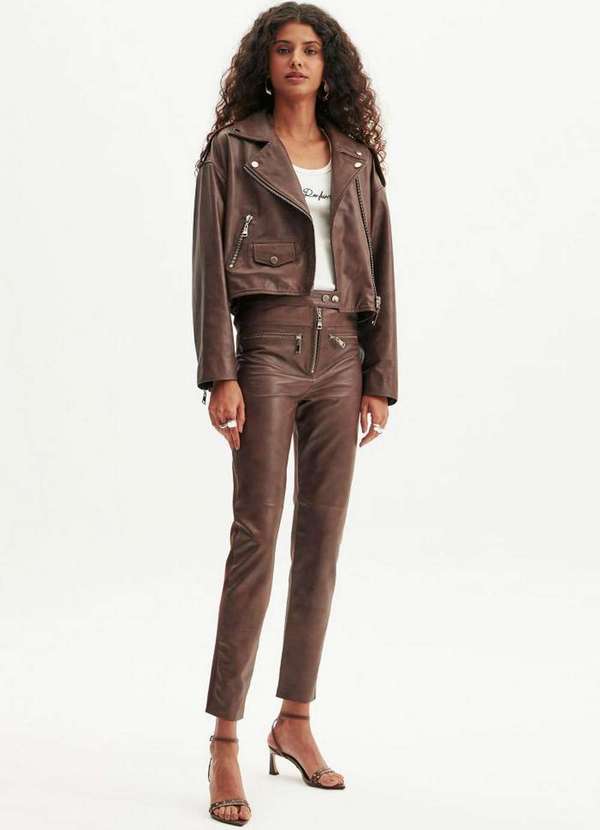 Lança Perfume - Calça de Couro Skinny A1033