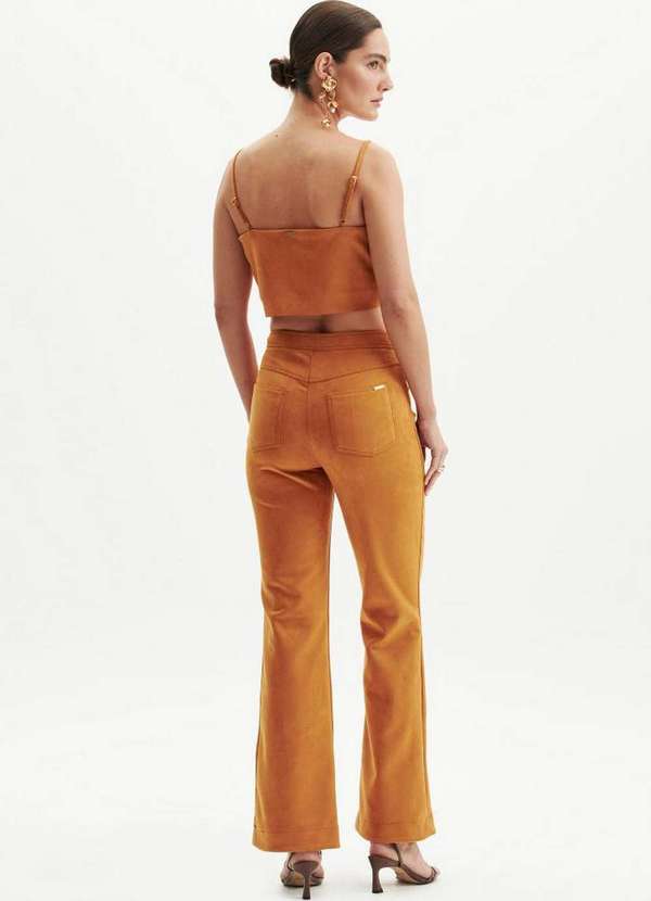 Lança Perfume - Calça Flare Cintura Alta A0715 2