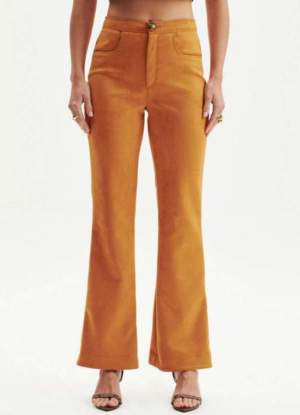 Lança Perfume - Calça Flare Cintura Alta A0715 3