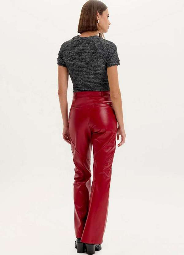 Lança Perfume - Calça Flare com Recortes A1326 4