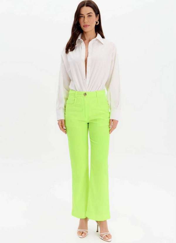 Lança Perfume - Calça Flare Cropped 00644