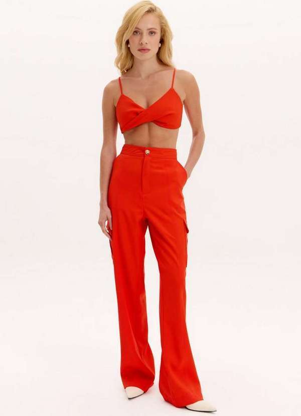 Lança Perfume - Calça Full Length Bolso Cargo A1660