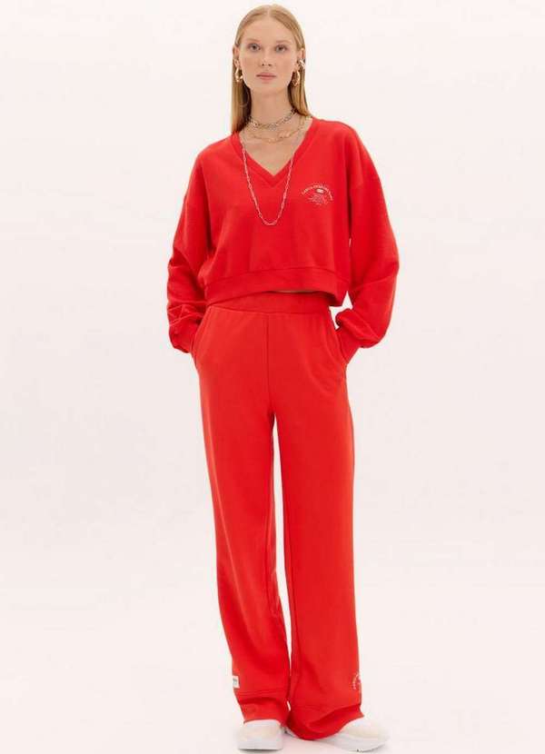 Lança Perfume Easy - Calça Full Length Cintura Alta A1596