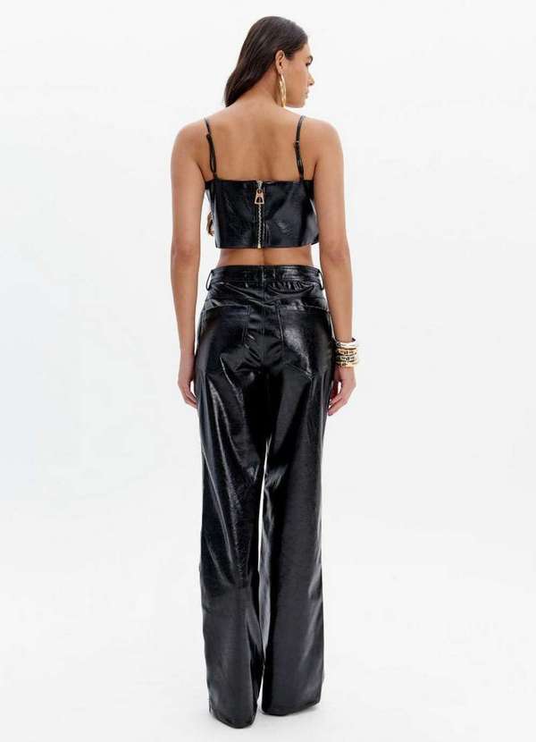 Lança Perfume - Calça Full Length com Cintura Média A0003 3