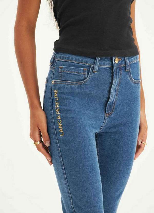 Lança Perfume Easy - Calça Jeans Ankle Cintura Alta A0004 5