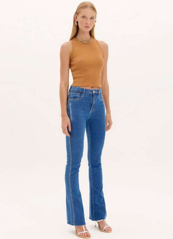 Lança Perfume Easy - Calça Jeans Boot Cut Super High A0004