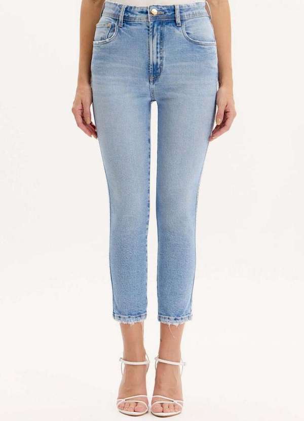 Lança Perfume - Calça Jeans Capri Ankle com Cintura Alta A0004 2