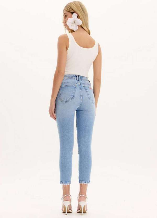 Lança Perfume - Calça Jeans Capri Ankle com Cintura Alta A0004 7