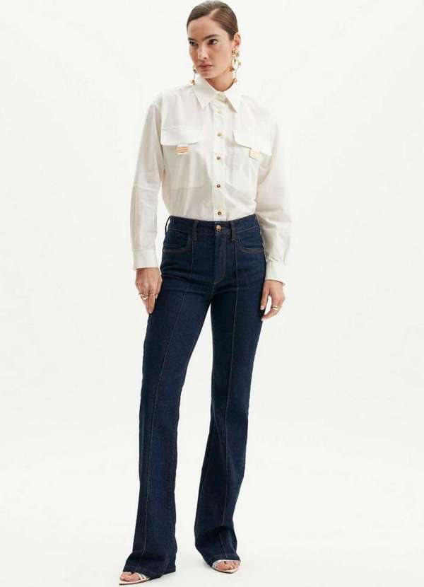 Lança Perfume - Calça Jeans Flare Super High A0004