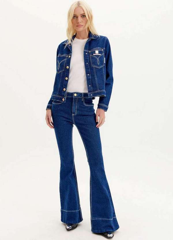 Lança Perfume - Calça Jeans Flare Super High A0004 1
